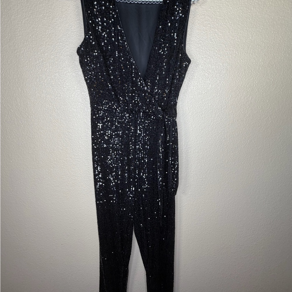 Milly Black‎ Sequin Jumpsuit